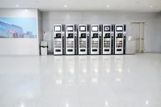 ATS vending machines installed in a business foyer